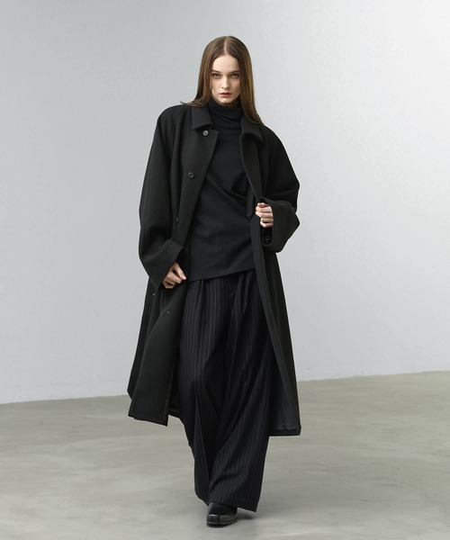 CALLNE(カルネ)の「【CALLNE】2Tuck Baggy Slacks / 2タックバギースラックス(スラックス・メンズ・ブラック系/ブラック・M/L)」の14枚目の写真