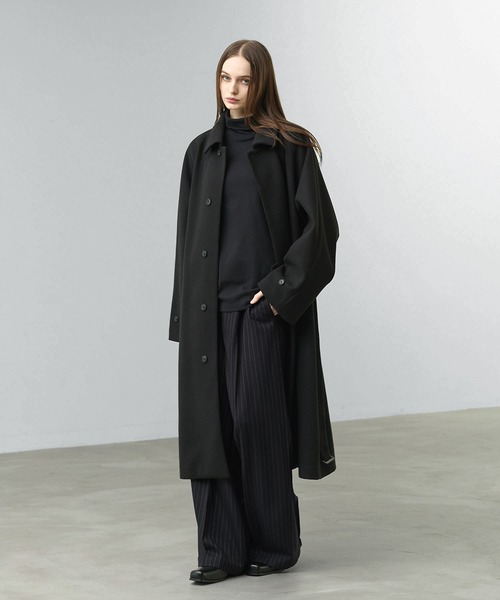 CALLNE(カルネ)の「【CALLNE】2Tuck Baggy Slacks / 2タックバギースラックス(スラックス・メンズ・ブラック系/ブラック・M/L)」の15枚目の写真