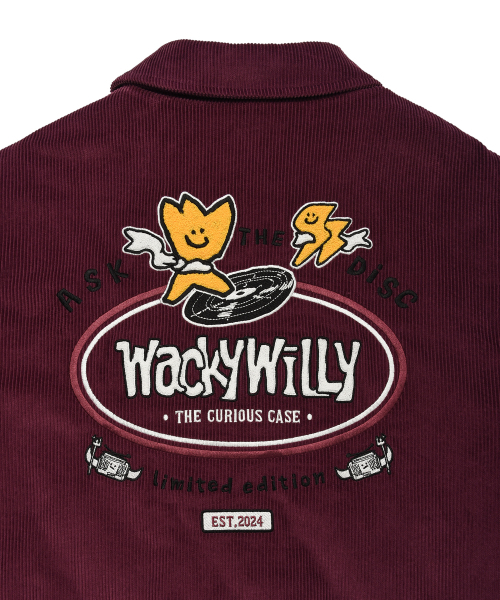 Wacky WiLLy（ワッキーウィリー）の「コーデュロイブルゾンジャケットパープル（ブルゾン・レディース・その他・SMALL/MEDIUM/LARGE）」の10枚目の写真