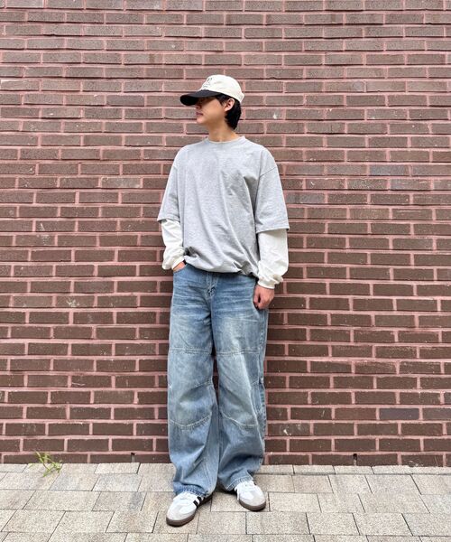 XERO（ゼロ）の「レイヤードストリングTシャツ [メランジグレー]（Tシャツ/カットソー・レディース・その他・MEDIUM/LARGE）」の2枚目の写真