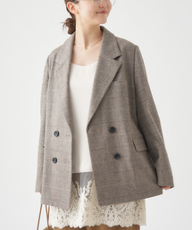 IENA（イエナ）の「モールダブル ブレストジャケット◇（テーラード