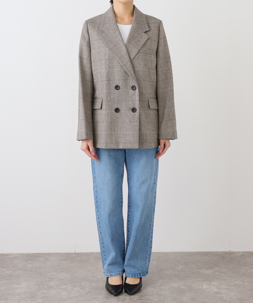 イエナ　ジャケット ガンクラブチェックジャケット（テーラードジャケット）｜IENA（イエナ