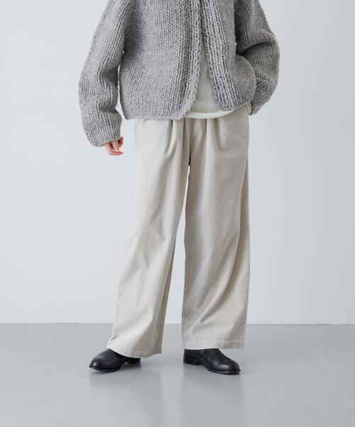 かぐれ（カグレ）の「コットンベルベットイージーパンツ（その他パンツ・レディース・グレー系その他/ブラウン・FREE）」の3枚目の写真