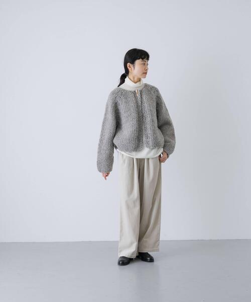 かぐれ（カグレ）の「コットンベルベットイージーパンツ（その他パンツ・レディース・グレー系その他/ブラウン・FREE）」の6枚目の写真