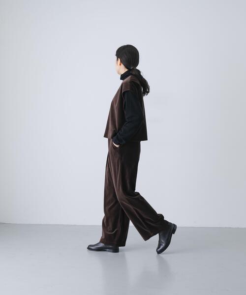 かぐれ（カグレ）の「コットンベルベットイージーパンツ（その他パンツ・レディース・グレー系その他/ブラウン・FREE）」の14枚目の写真