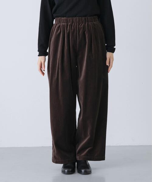 かぐれ（カグレ）の「コットンベルベットイージーパンツ（その他パンツ・レディース・グレー系その他/ブラウン・FREE）」の15枚目の写真