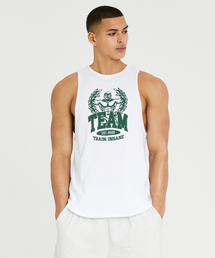 HDEX（エイチデックス）の「マッスルマン スリーブレス (ホワイト)（Tシャツ/カットソー）」