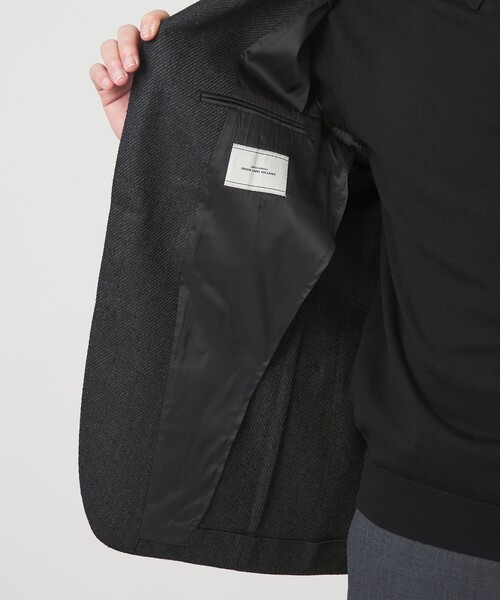 green label relaxing（グリーンレーベルリラクシング）の「GLR CLOTH ミルドカルゼ 2B RG ジャケット（テーラードジャケット・メンズ・ダークグレー/ネイビー・S/M/L/XL）」の18枚目の写真