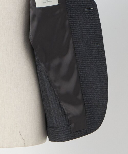green label relaxing（グリーンレーベルリラクシング）の「GLR CLOTH ミルドカルゼ 2B RG ジャケット（テーラードジャケット・メンズ・ダークグレー/ネイビー・S/M/L/XL）」の10枚目の写真