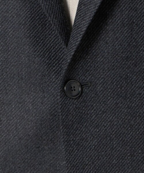 green label relaxing（グリーンレーベルリラクシング）の「GLR CLOTH ミルドカルゼ 2B RG ジャケット（テーラードジャケット・メンズ・ダークグレー/ネイビー・S/M/L/XL）」の11枚目の写真
