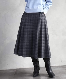 シャンブレーデニムフレアスカート（スカート）｜MICHEL KLEIN