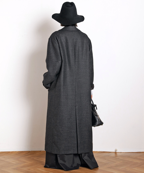 AP STUDIO(エーピーストゥディオ)の「グレンチェックチェスターコート(チェスターコート・レディース・ブラック・FREE)」の8枚目の写真