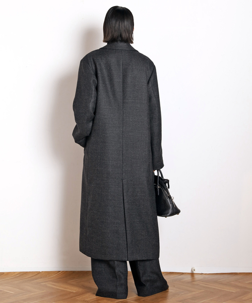 AP STUDIO(エーピーストゥディオ)の「グレンチェックチェスターコート(チェスターコート・レディース・ブラック・FREE)」の11枚目の写真