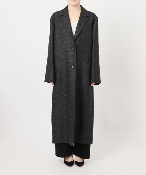 AP STUDIO(エーピーストゥディオ)の「グレンチェックチェスターコート(チェスターコート・レディース・ブラック・FREE)」の12枚目の写真