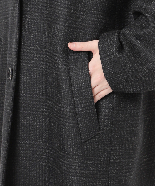 AP STUDIO(エーピーストゥディオ)の「グレンチェックチェスターコート(チェスターコート・レディース・ブラック・FREE)」の17枚目の写真