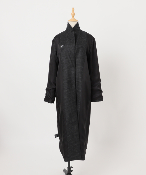AP STUDIO(エーピーストゥディオ)の「グレンチェックチェスターコート(チェスターコート・レディース・ブラック・FREE)」の4枚目の写真