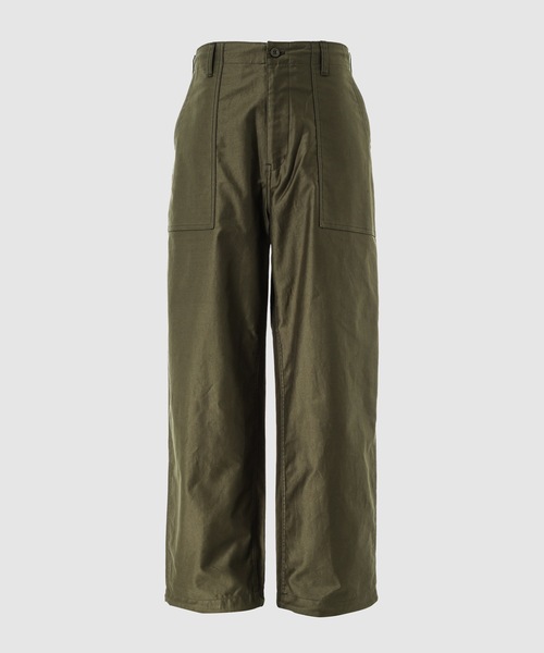 COMME des GARCONS HOMME（コム デ ギャルソン・オム）の「COTTON SATIN PANTS（その他パンツ・メンズ・ブラック/カーキ・XS/S/M/L）」の2枚目の写真