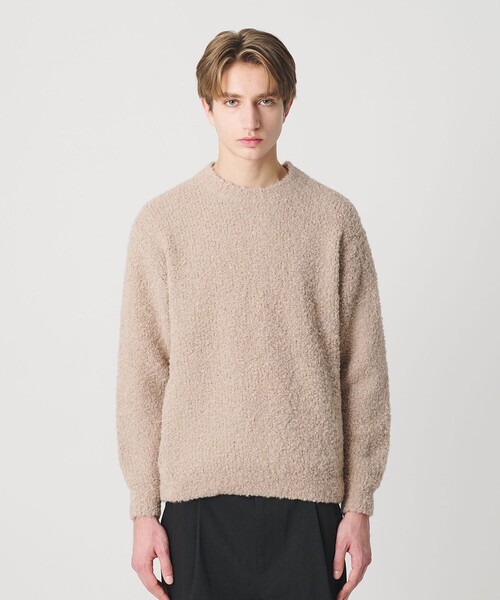 BEAUTY&YOUTH UNITED ARROWS（ビューティーアンドユースユナイテッドアローズ）の「ITLIAN プードル クルーネック ニット（ニット/セーター・メンズ・ブラック/イエロー/コバルトブルー/ベージュ・XL/S/L/M）」の15枚目の写真