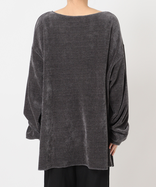CITYSHOP（シティーショップ）の「《追加》PE WASH PULLOVER：カットソー（Tシャツ/カットソー・レディース・ブラック/チャコールグレー/ピンク/ホワイト・FREE）」の15枚目の写真
