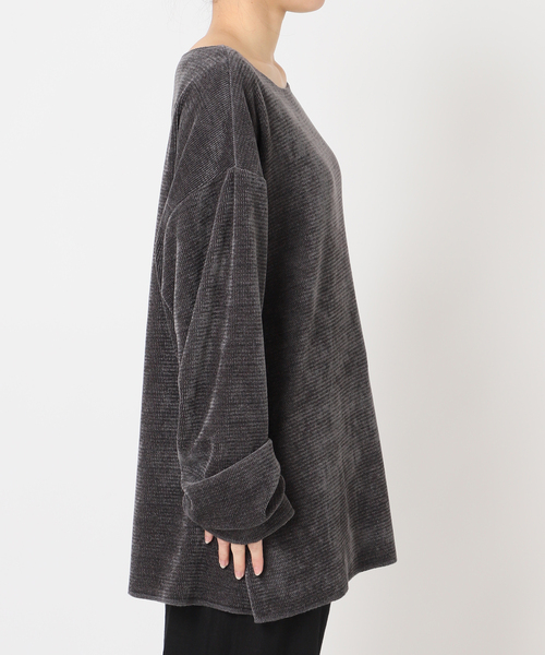 CITYSHOP（シティーショップ）の「《追加》PE WASH PULLOVER：カットソー（Tシャツ/カットソー・レディース・ブラック/チャコールグレー/ピンク/ホワイト・FREE）」の16枚目の写真