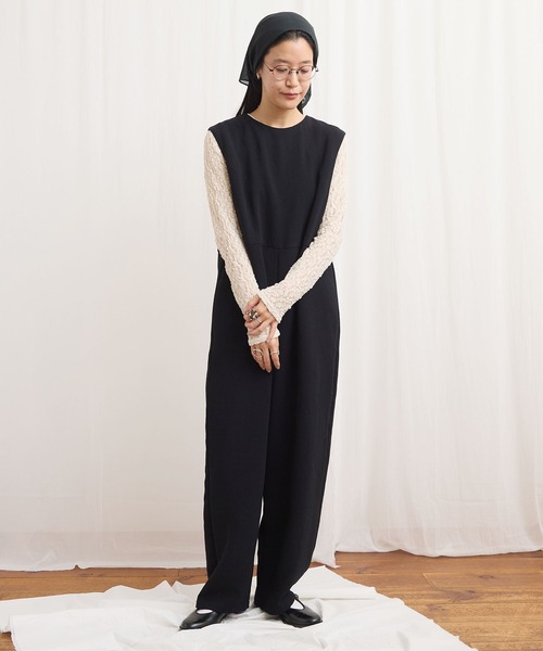 fig Ｌondon（フィグロンドン）の「zizi rompers（サロペット/オーバーオール・レディース・ブラック・FREE）」の13枚目の写真