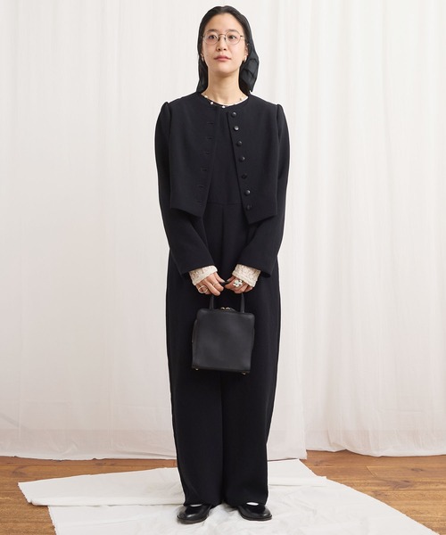 fig Ｌondon（フィグロンドン）の「zizi rompers（サロペット/オーバーオール・レディース・ブラック・FREE）」の4枚目の写真