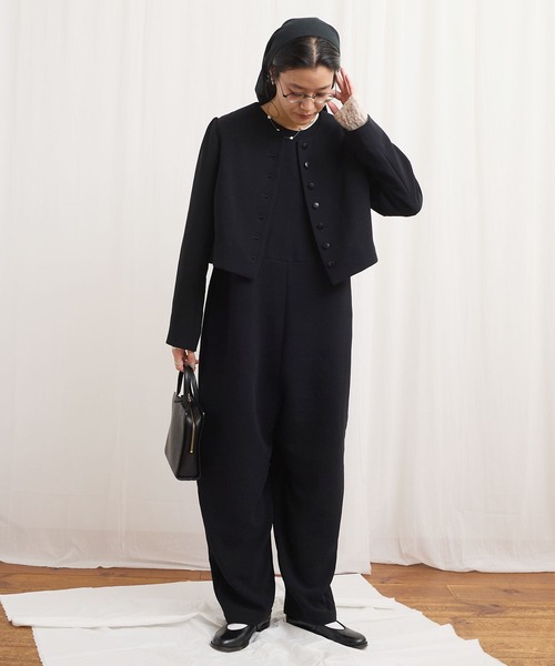 fig Ｌondon（フィグロンドン）の「zizi rompers（サロペット/オーバーオール・レディース・ブラック・FREE）」の6枚目の写真