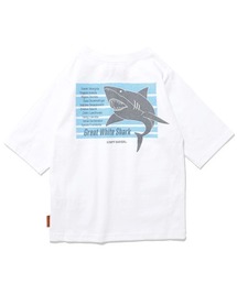 KRIFF MAYER Kid's Collection | 【綿100%・5分袖】楽LUCK五分袖Tシャツ(サメ)(Tシャツ/カットソー)