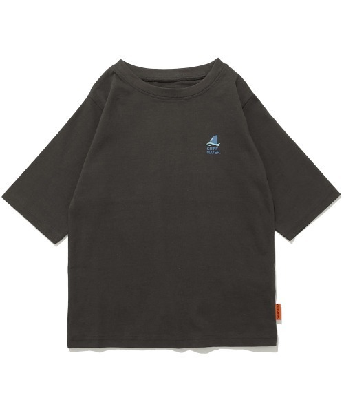KRIFF MAYER Kid's Collection（クリフメイヤーキッズコレクション）の「【綿100％・5分袖】楽LUCK五分袖Tシャツ(サメ)（Tシャツ/カットソー・キッズ・ブルー/オフホワイト/ネイビー/ミント/チャコール・170/160/150/140/130/120）」の13枚目の写真