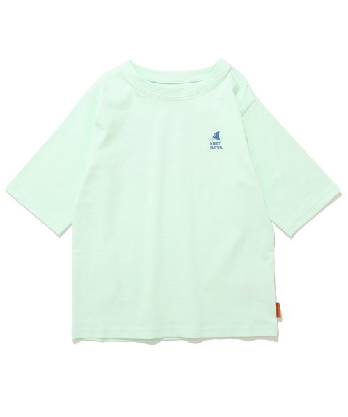 KRIFF MAYER Kid's Collection（クリフメイヤーキッズコレクション）の「【綿100％・5分袖】楽LUCK五分袖Tシャツ(サメ)（Tシャツ/カットソー・キッズ・ブルー/オフホワイト/ネイビー/ミント/チャコール・170/160/150/140/130/120）」の15枚目の写真
