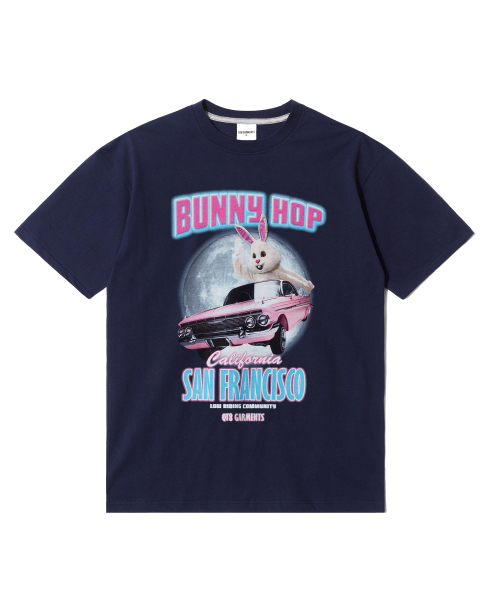 QT8 GARMENTS(キューティーエイトガーメント)の「OC Bunny Hop Tee (Navy)(Tシャツ/カットソー・レディース・その他・X-LARGE/MEDIUM)」の2枚目の写真