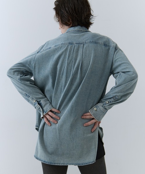 セール】【CLANE/クラネ】COMPACT DENIM SHIRTS/コンパクトデニム