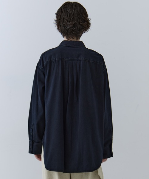 saa CLANE クラネ デニムシャツ CLANE/クラネ】COMPACT DENIM SHIRTS/コンパクトデニムシャツ（シャツ