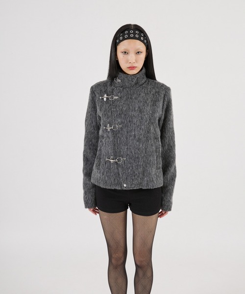 FTW（エフティダブリュー）の「【UNISEX】SHAGGY FIREMAN BLOUSON（ブルゾン・レディース・グレー・SMALL/LARGE/MEDIUM）」の10枚目の写真