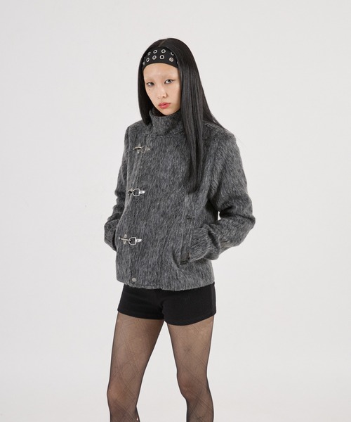 FTW（エフティダブリュー）の「【UNISEX】SHAGGY FIREMAN BLOUSON（ブルゾン・レディース・グレー・SMALL/LARGE/MEDIUM）」の15枚目の写真