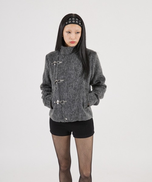 FTW（エフティダブリュー）の「【UNISEX】SHAGGY FIREMAN BLOUSON（ブルゾン・レディース・グレー・SMALL/LARGE/MEDIUM）」の16枚目の写真