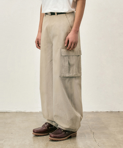 COSTUME O’CLOCK(コスチュームオクロック)の「コットンウォッシュドバルーンカーゴパンツライトベージュ COOSPT244LBEIGE(その他パンツ・メンズ・その他・30/32/34/28)」の2枚目の写真