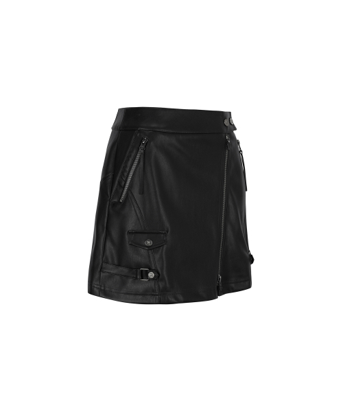 ANEW GOLF（アニューゴルフ）の「W FAUX LEATHER A-LINE SQ_BK（スカート・レディース・その他・SMALL/MEDIUM/LARGE/XX-SMALL/X-SMALL）」の4枚目の写真