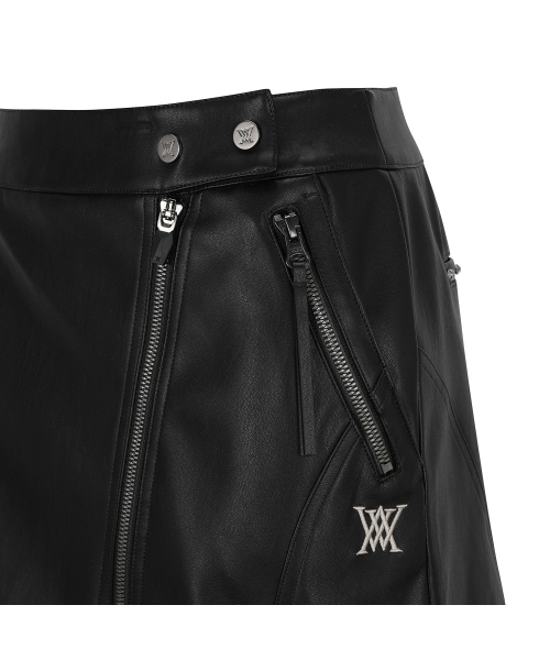 ANEW GOLF（アニューゴルフ）の「W FAUX LEATHER A-LINE SQ_BK（スカート・レディース・その他・SMALL/MEDIUM/LARGE/XX-SMALL/X-SMALL）」の7枚目の写真