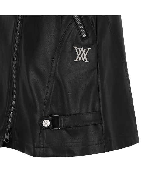 ANEW GOLF（アニューゴルフ）の「W FAUX LEATHER A-LINE SQ_BK（スカート・レディース・その他・SMALL/MEDIUM/LARGE/XX-SMALL/X-SMALL）」の9枚目の写真