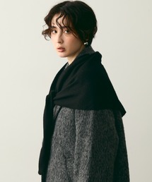 Trish | 【ウール混】アソート　トライアングルニットマフラー(ストール/ショール)