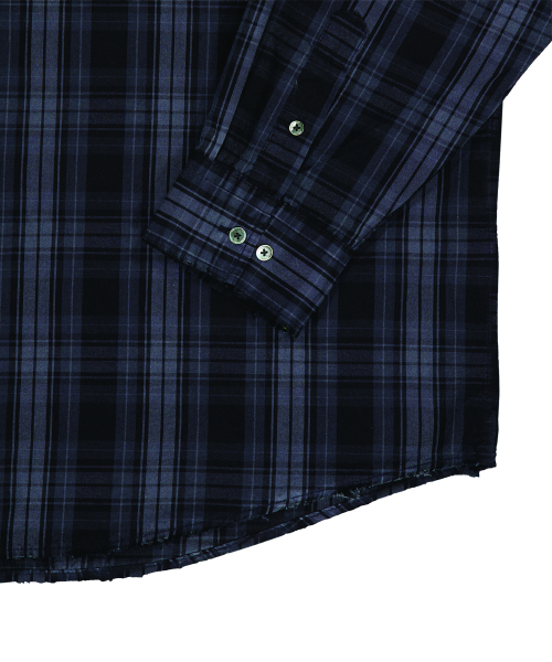 ENDOOR(エンドア)の「Old days vtg check shirt (vtg navy)(シャツ/ブラウス・メンズ・その他・1/2)」の6枚目の写真