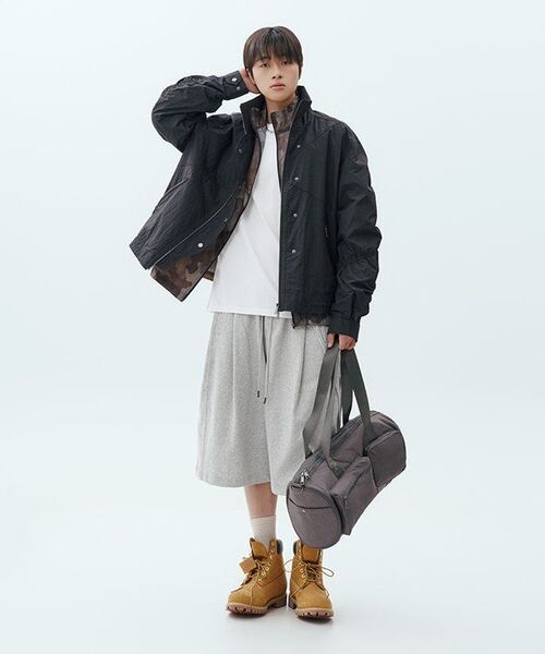 UNGIMMICK(アンジミック)の「SHIRRED NYLON WINDBREAKER JACKET (BLACK)(ナイロンジャケット・メンズ・その他・MEDIUM/LARGE)」の5枚目の写真