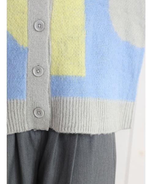 fifth（フィフス）の「ニュアンス柄カーディガン（カーディガン/ボレロ・レディース・グレー/モカ・M）」の18枚目の写真