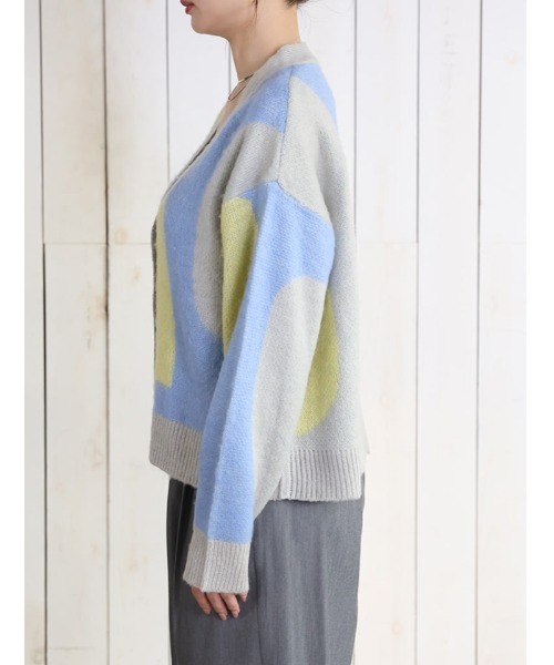 fifth（フィフス）の「ニュアンス柄カーディガン（カーディガン/ボレロ・レディース・グレー/モカ・M）」の20枚目の写真