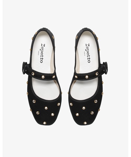 Repetto（レペット）の「Georgia メリージェーン - EUサイズ / V4141SATRH（バレエシューズ・レディース・ブラック・38/36）」の3枚目の写真