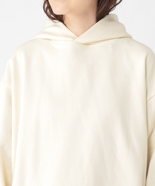 studio CLIP(スタディオクリップ)の「裏毛ドロストフーディ(パーカー・レディース・アイボリー/オフホワイト/ライトブルー・FREE)」の21枚目の写真