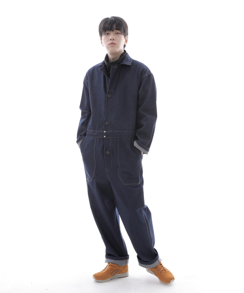 SAINTCREW(セントクルー)の「ウォーカー&ビルダーデニムジャンプスーツWNB-504501インディゴBRS(つなぎ/オールインワン・レディース・その他・MEDIUM/LARGE/X-LARGE)」の6枚目の写真