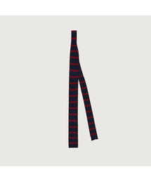 THEKNITCOMPANY（ニットカンパニー）の「(M) Baltur Wool Stripe Tie [Eclipse Navy]（ネクタイ・メンズ）」