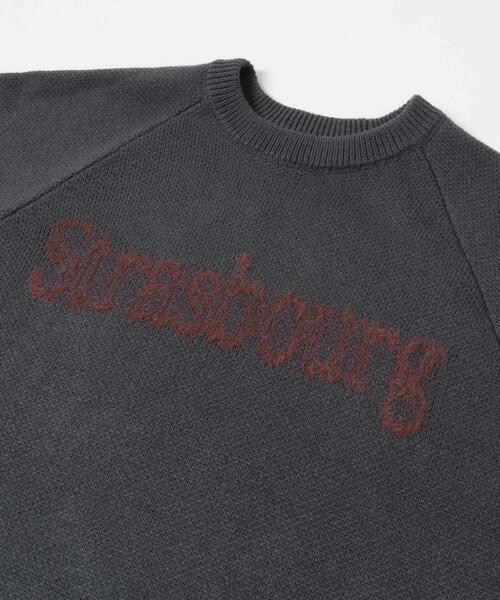 ITEMS URBANRESEARCH(アイテムズ アーバンリサーチ)の「スウェットライクロゴニット(ニット/セーター・レディース・オレンジ/ライトブルー/チャコールグレー/ベージュ・FREE)」の20枚目の写真